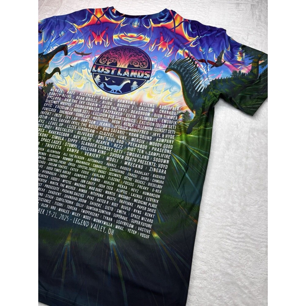 Official Lost Lands Year VIII T-Shirt 2025 Excision Subtronics Lineup Size Large - Picture 6 of 13
